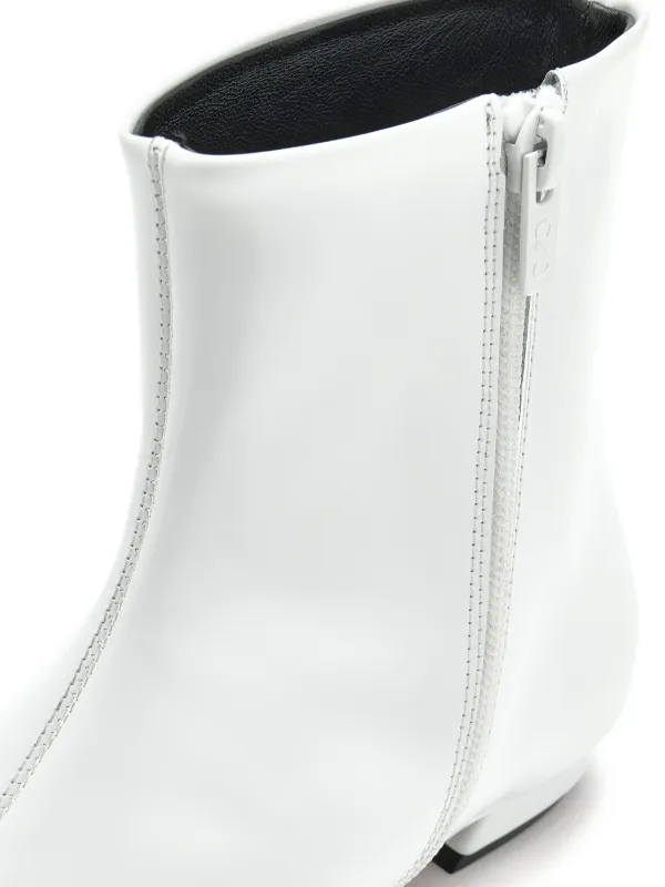 Proenza Schouler Trap Ankle Boots | White | FARFETCH HK