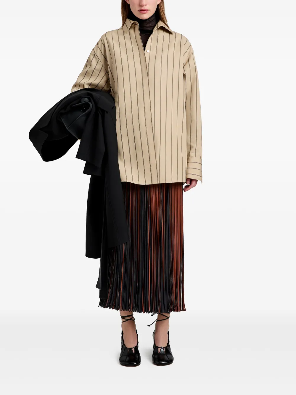 Proenza Schouler Veda maxi-rok Bruin