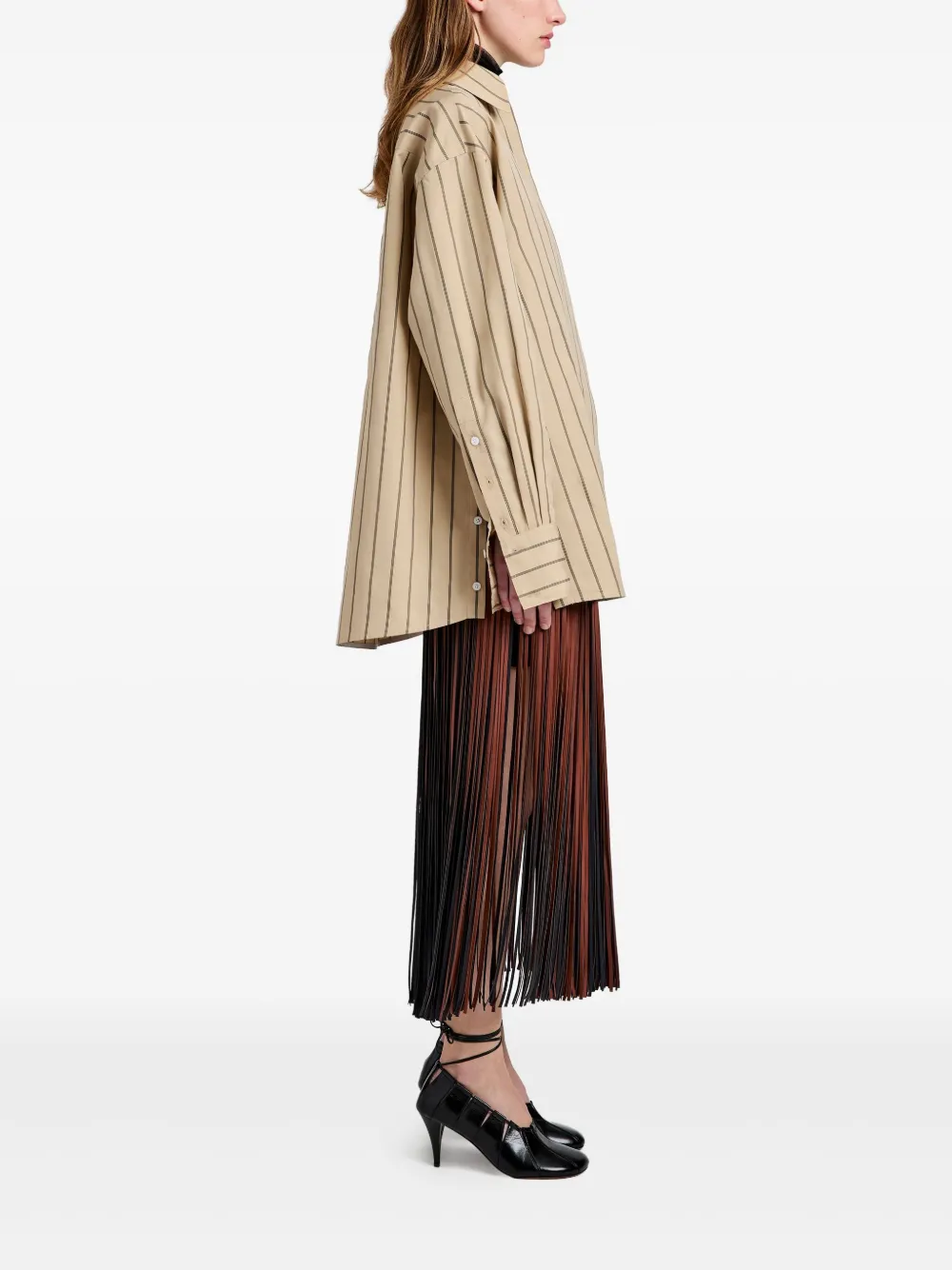 Proenza Schouler Veda maxi-rok Bruin