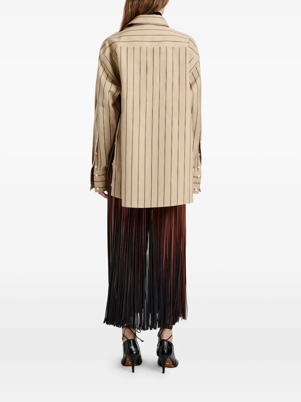 Proenza Schouler Veda maxi-rok Bruin