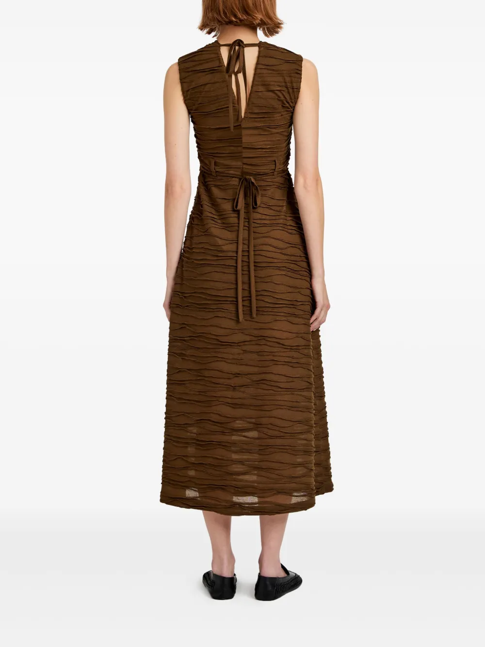 Proenza Schouler White Label Midi-jurk Bruin
