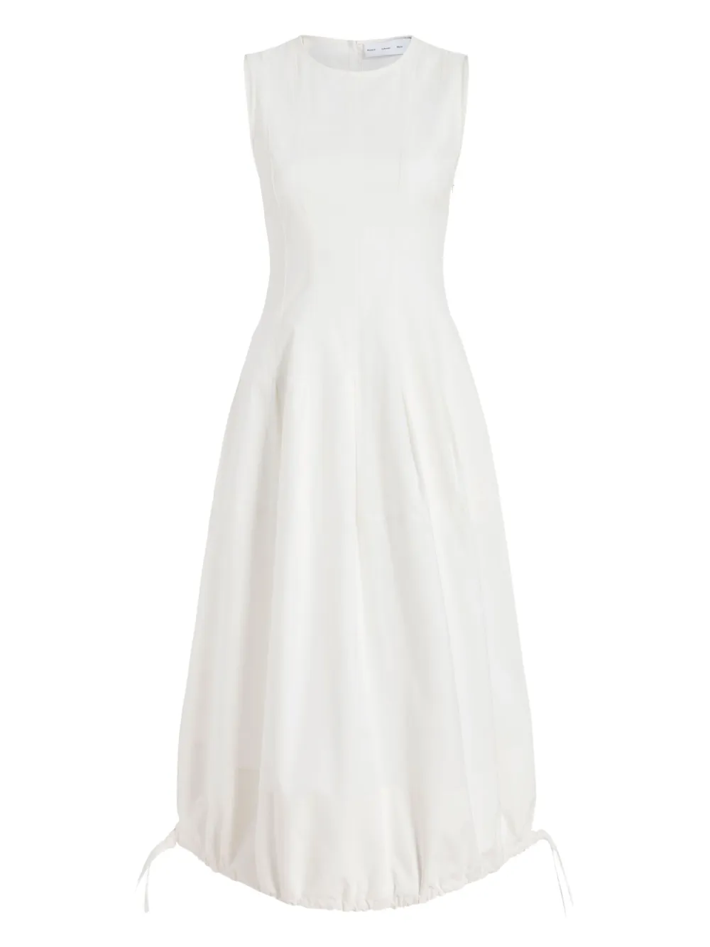 Proenza Schouler White Label Mouwloze jurk met trekkoord Wit