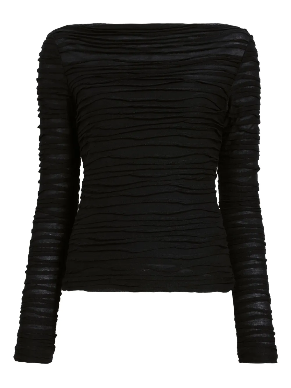 Proenza Schouler White Label Top met ruches Zwart