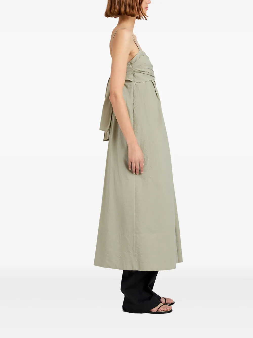 Proenza Schouler White Label Claudine midi-jurk Groen