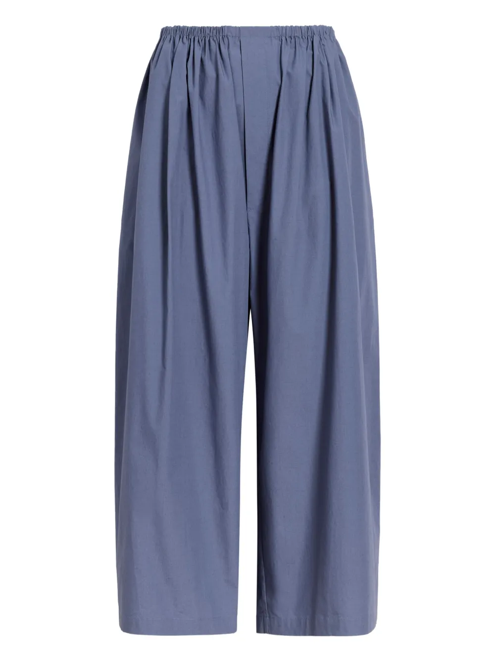 Proenza Schouler White Label Plooibroek met wijde pijpen Blauw