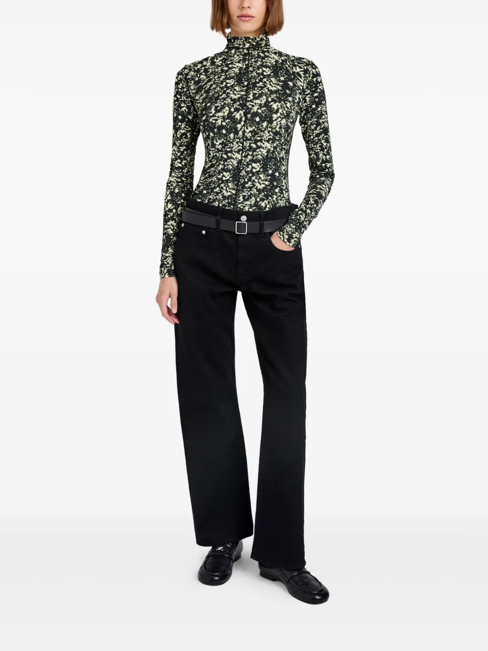 Proenza Schouler White Label Audrey top Zwart