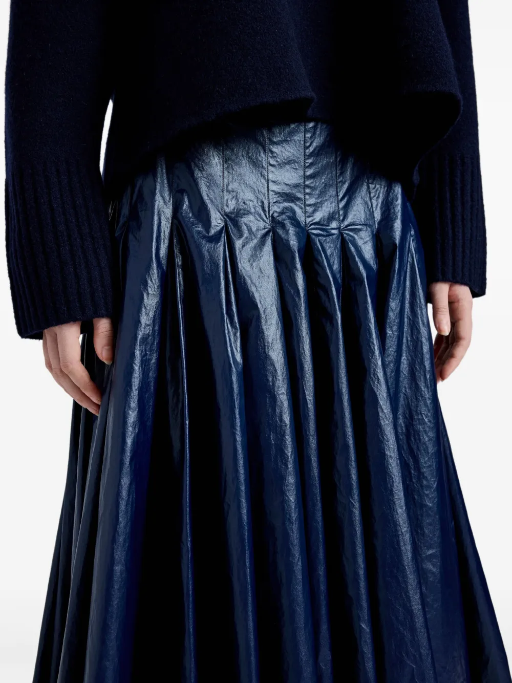 Proenza Schouler Petra maxi-rok Blauw