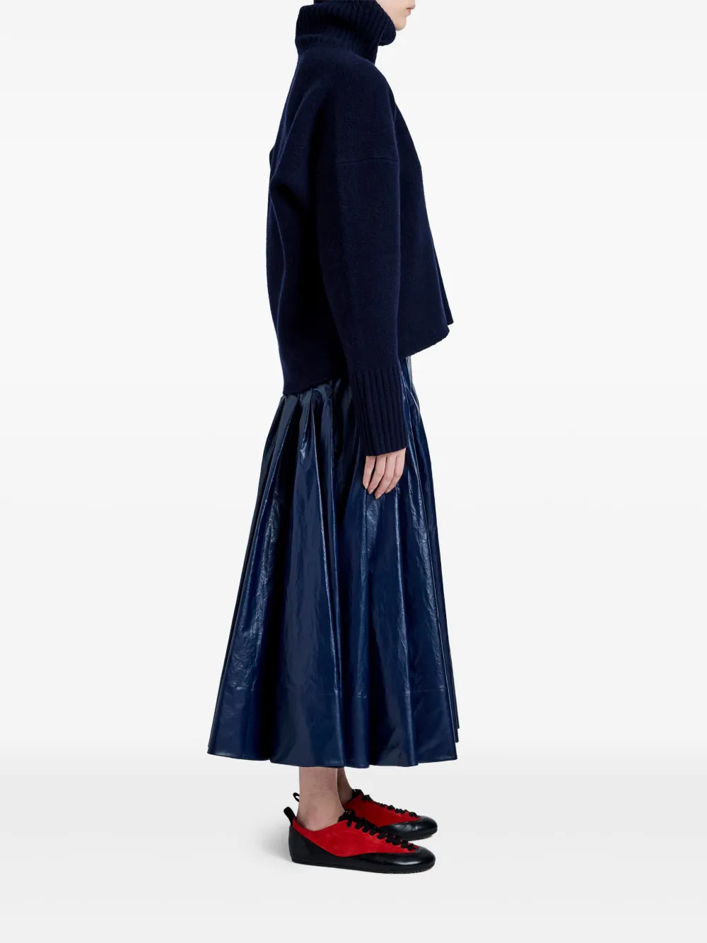 Proenza Schouler Petra maxi-rok Blauw