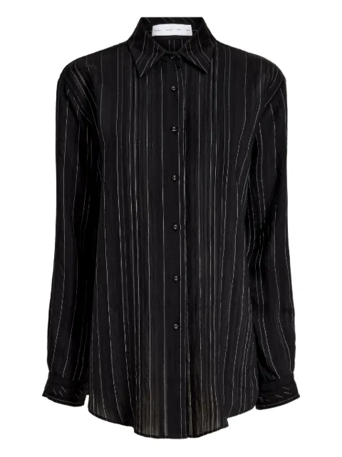 Proenza Schouler White Label Raven stripe woven shirt
