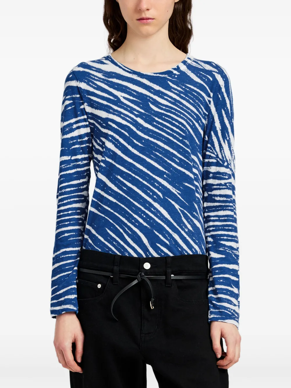 Proenza Schouler Mia T-shirt Blauw