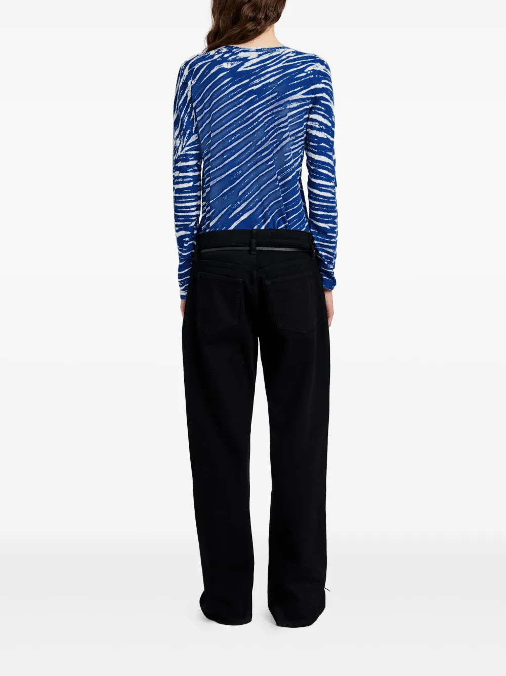 Proenza Schouler Mia T-shirt Blauw