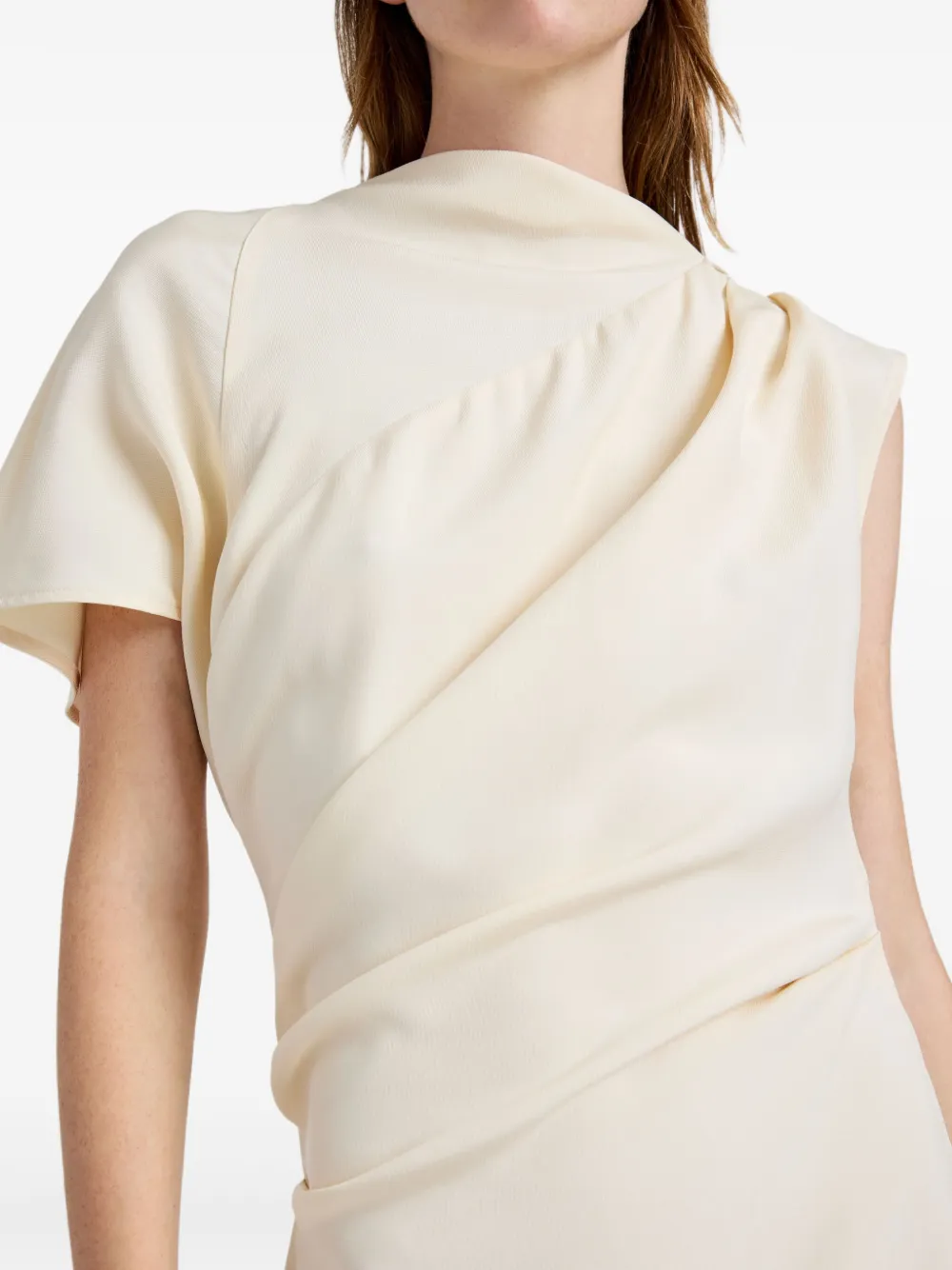 Proenza Schouler Hallie midi-jurk Beige