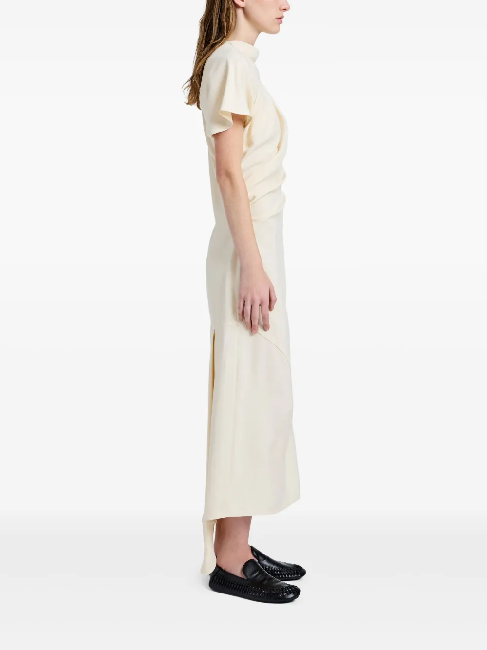 Proenza Schouler Hallie midi-jurk Beige