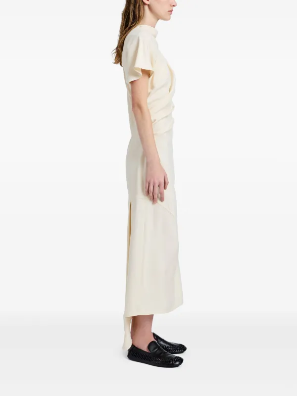 Proenza Schouler Hallie Midi Dress | Neutrals | FARFETCH