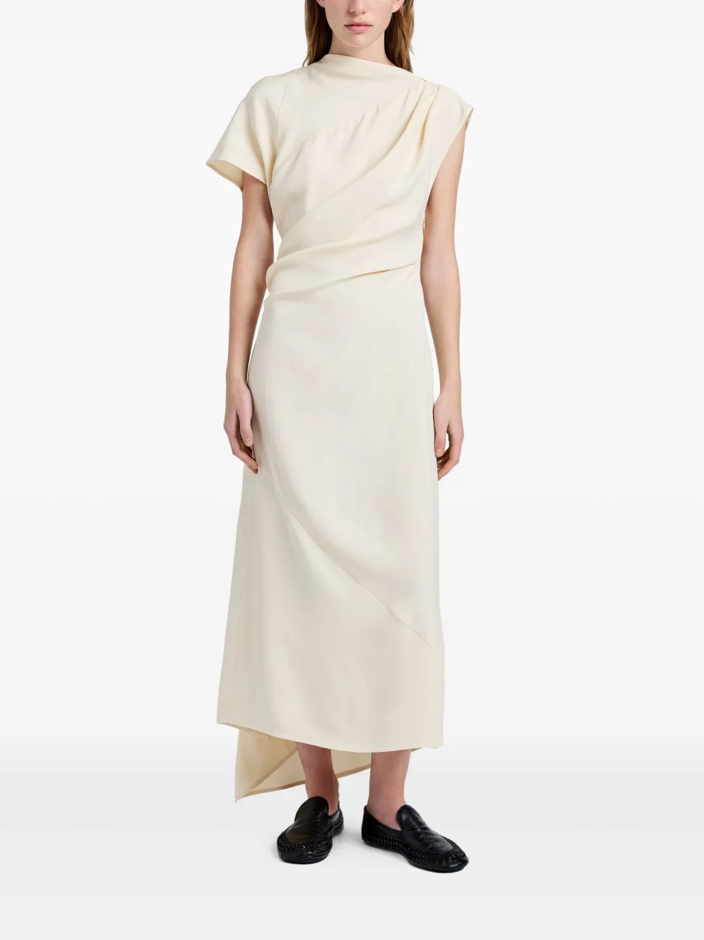 Proenza Schouler Hallie midi-jurk Beige