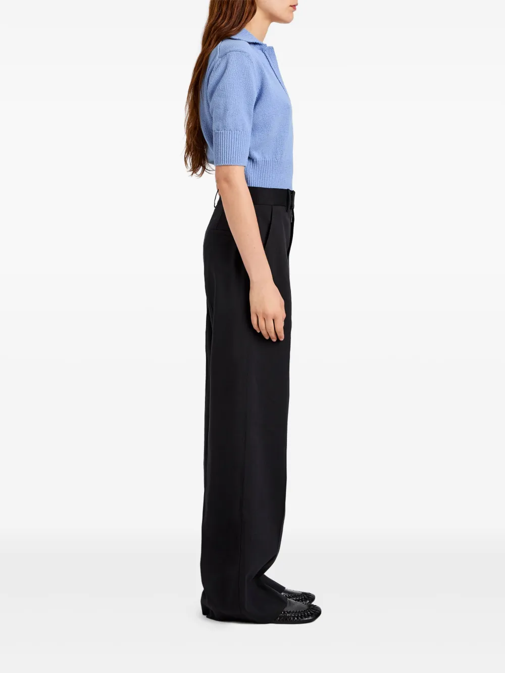 Proenza Schouler Reeve gebreide top Blauw