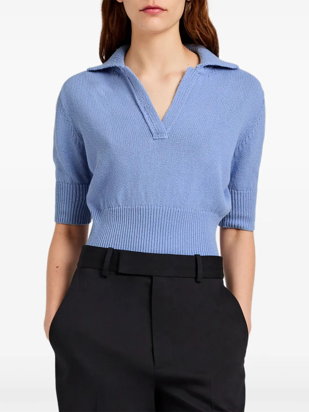 Proenza Schouler Reeve gebreide top Blauw