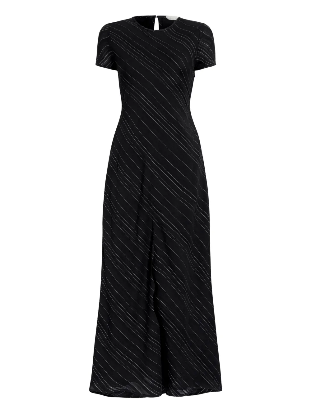 Proenza Schouler White Label striped maxi dress Zwart