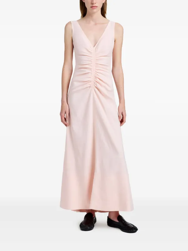 proenza schouler pink dress Women Size S Proenza Schouler Pink Solid NWT Midi Dress