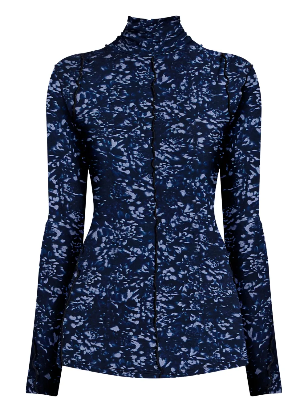 Proenza Schouler White Label Top met bloemenprint Blauw