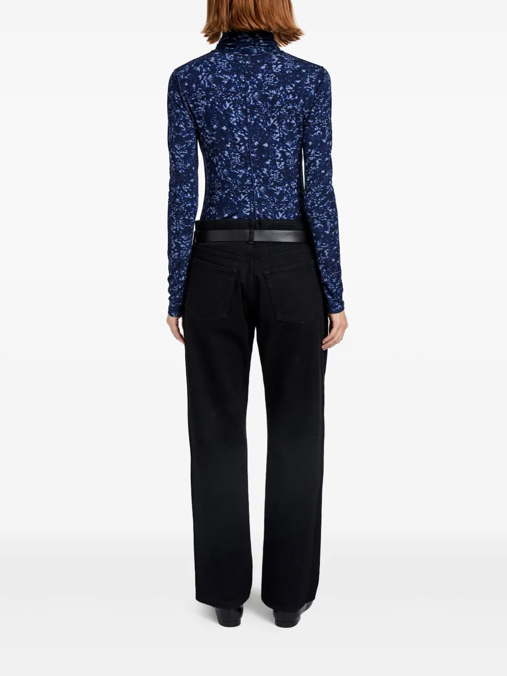 Proenza Schouler White Label Top met bloemenprint Blauw