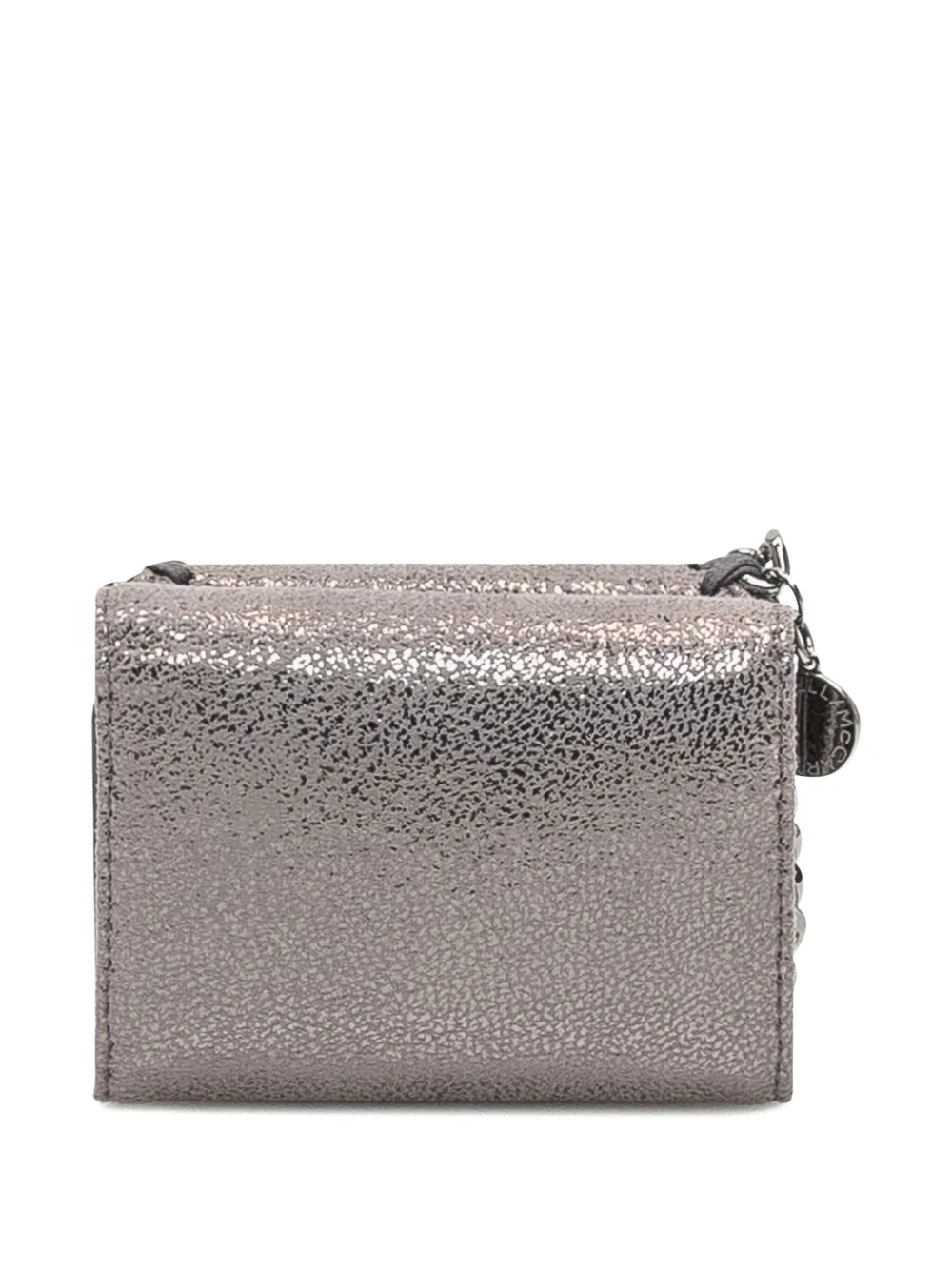 Stella McCartney Falabella chain-trimmed wallet Zilver