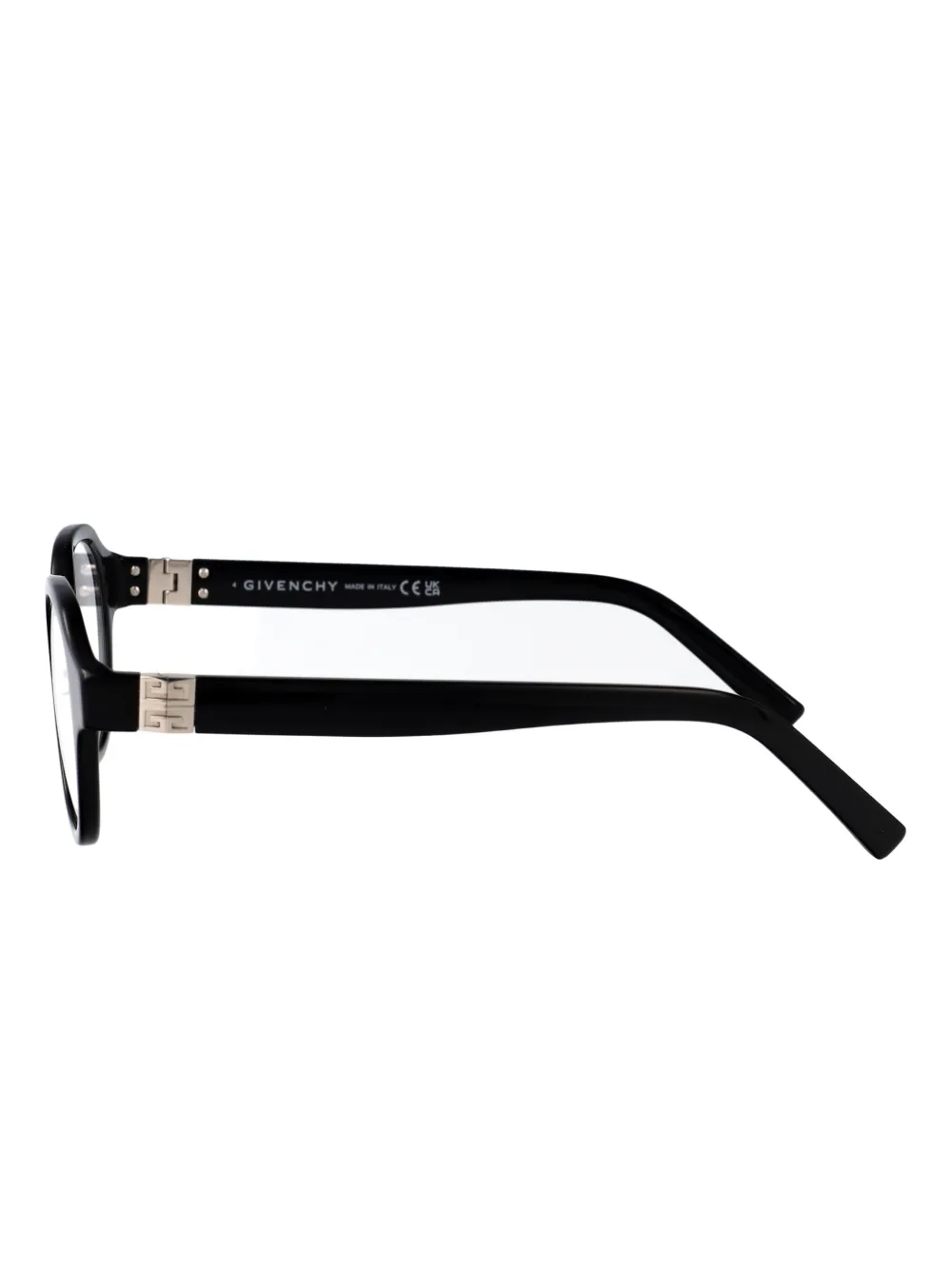 Givenchy Eyewear Bril met rond montuur Zwart