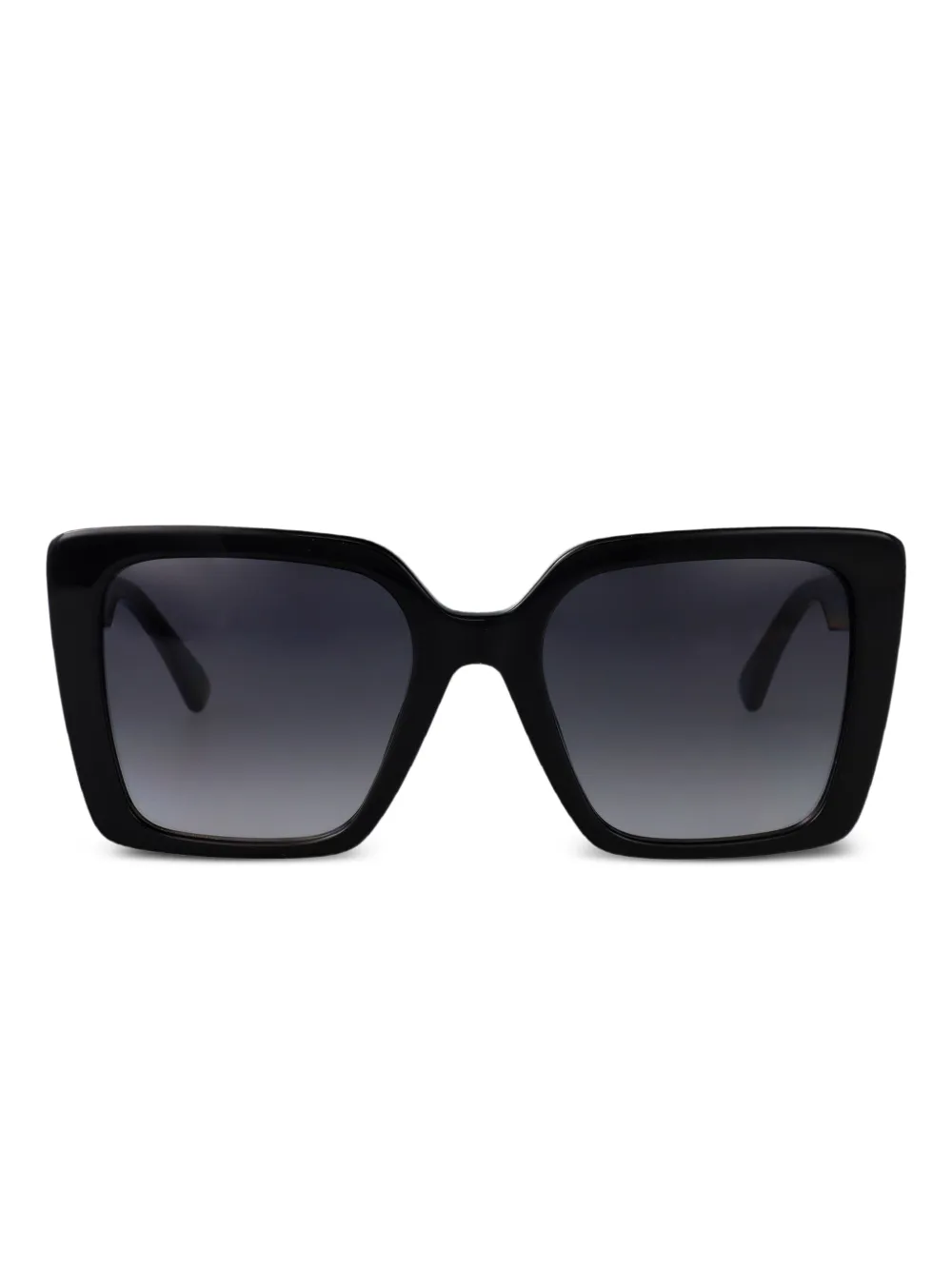 Moschino Eyewear Zonnebril met vierkant montuur Zwart