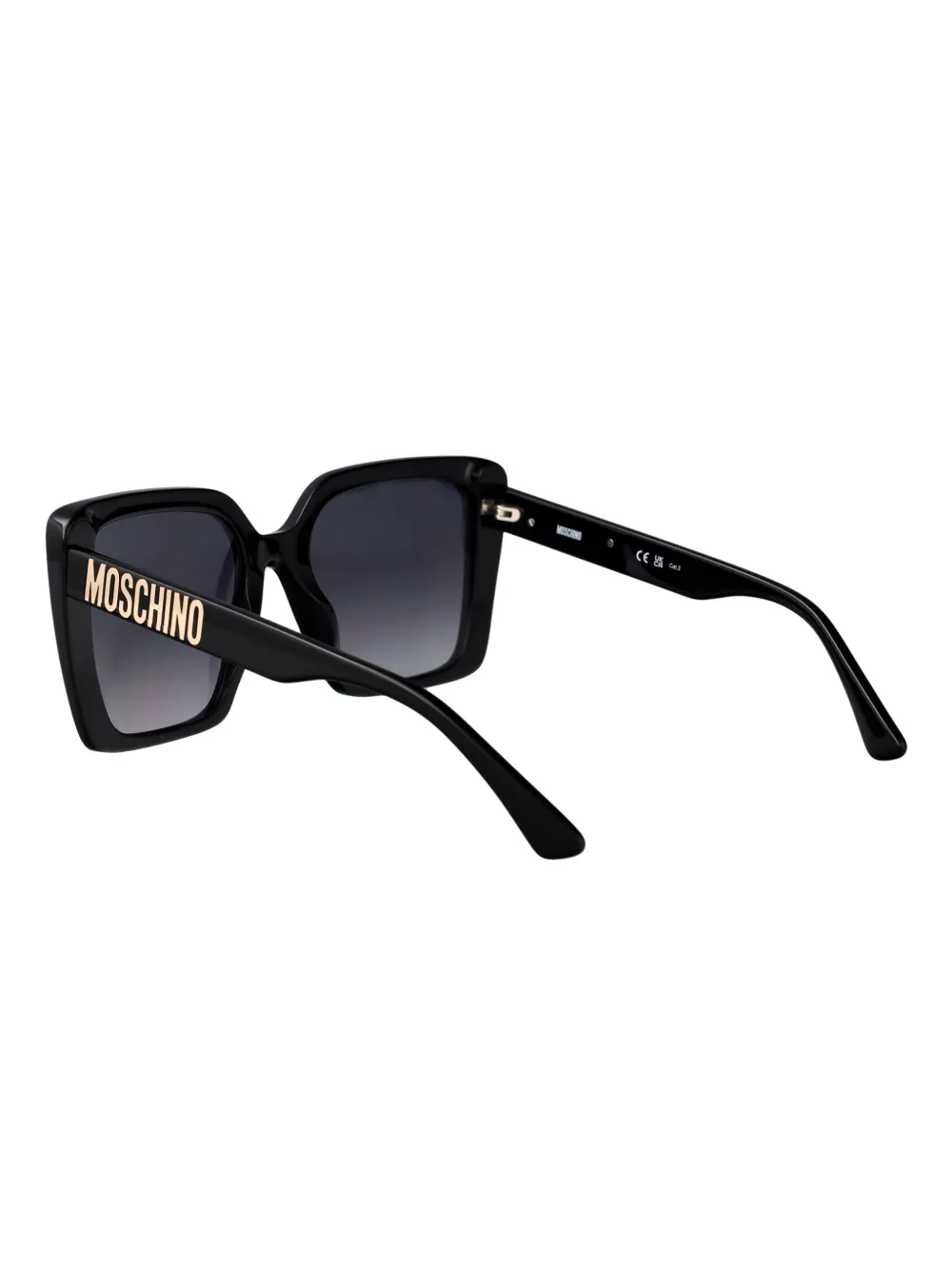 Moschino Eyewear Zonnebril met vierkant montuur Zwart