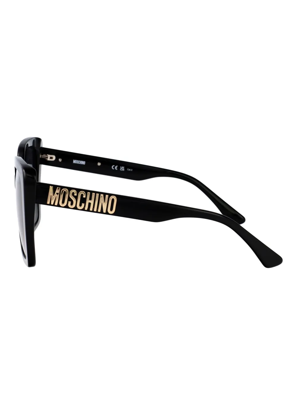Moschino Eyewear Zonnebril met vierkant montuur Zwart