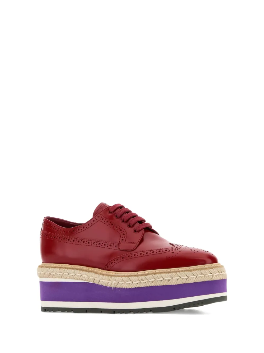 Prada 60mm platform brogue shoes | Image 2