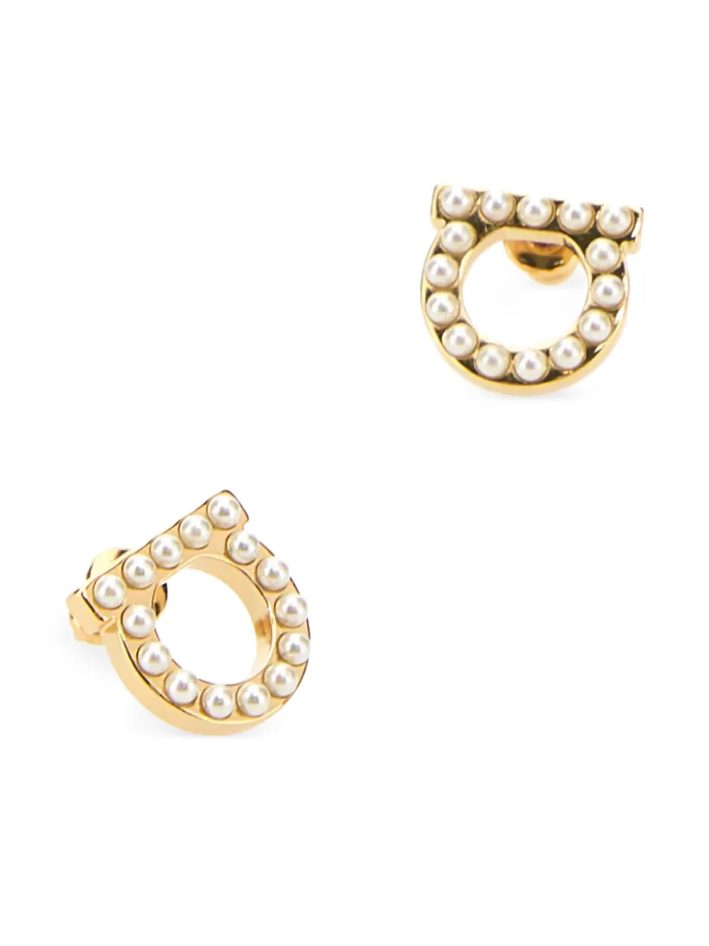 Ferragamo Gold metal Gancini earrings | Image 2