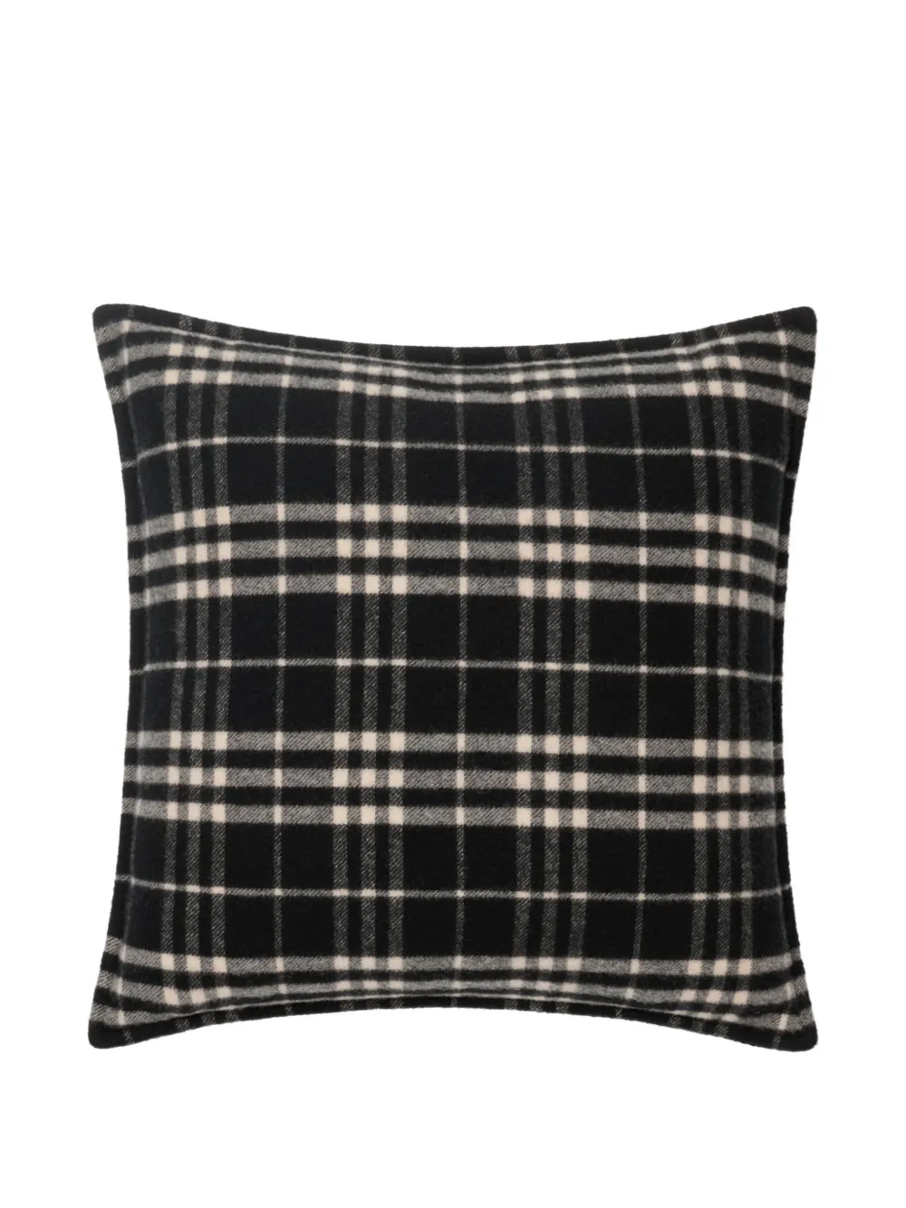 Burberry checked cushion (52cm x 52cm) | Black | Image 1