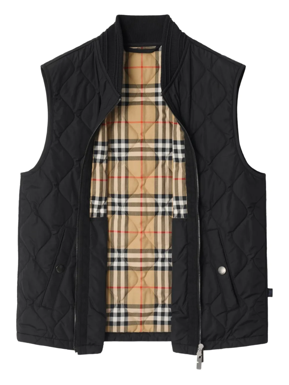 Burberry Gewatteerde bodywarmer Zwart