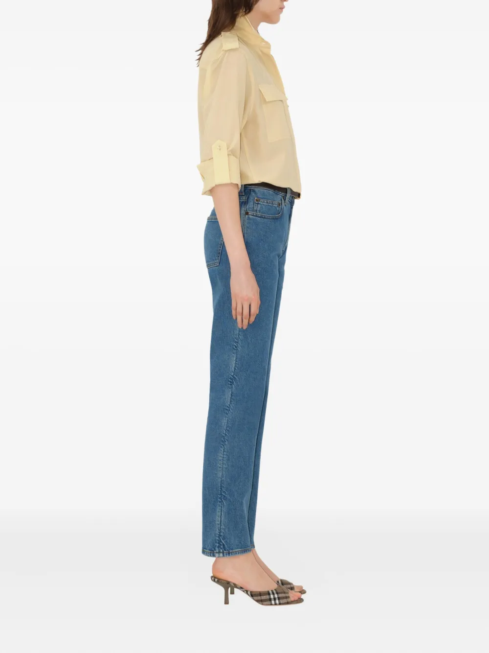 Burberry cotton jeans - Blauw