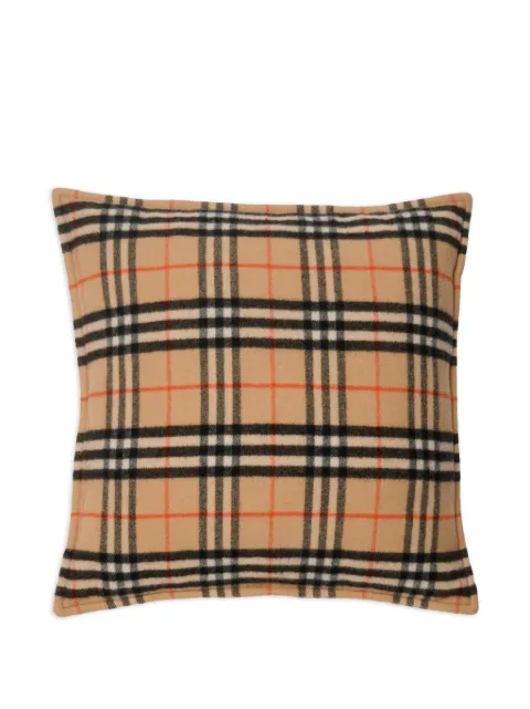 Burberry check-pattern cushion