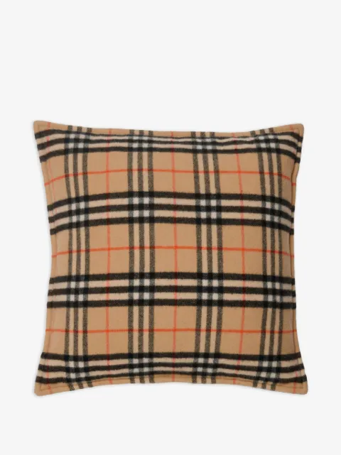 Burberry coussin à carreaux