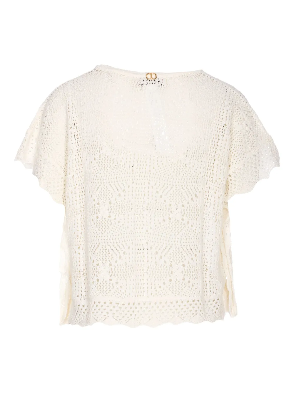 TWINSET Gehaakte top Wit