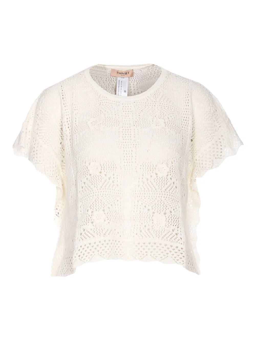 TWINSET Gehaakte top Wit