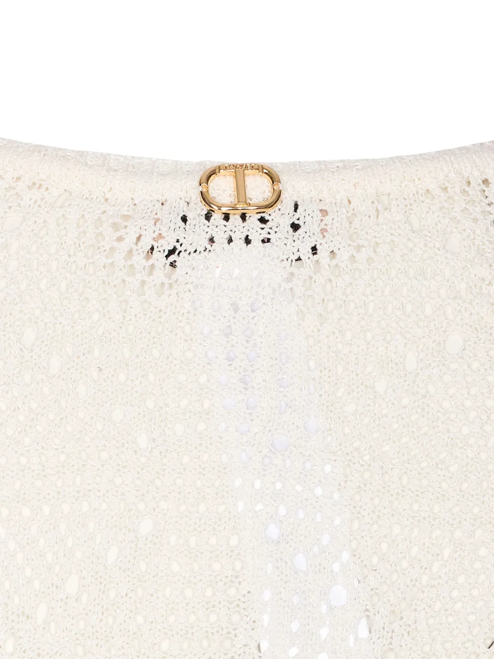 TWINSET Gehaakte top Wit