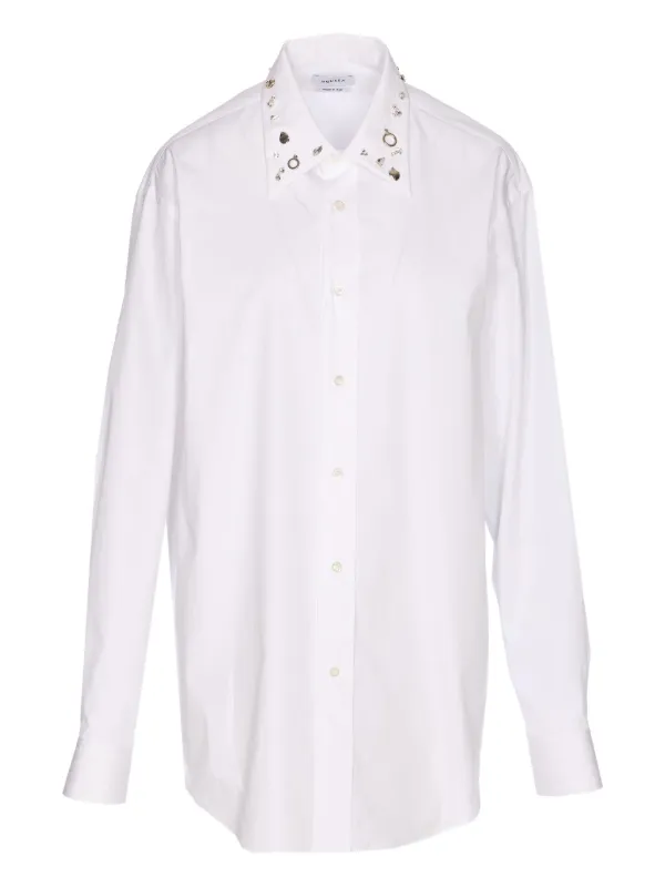Alexander McQueen スタッズディテール シャツ | ホワイト | FARFETCH JP