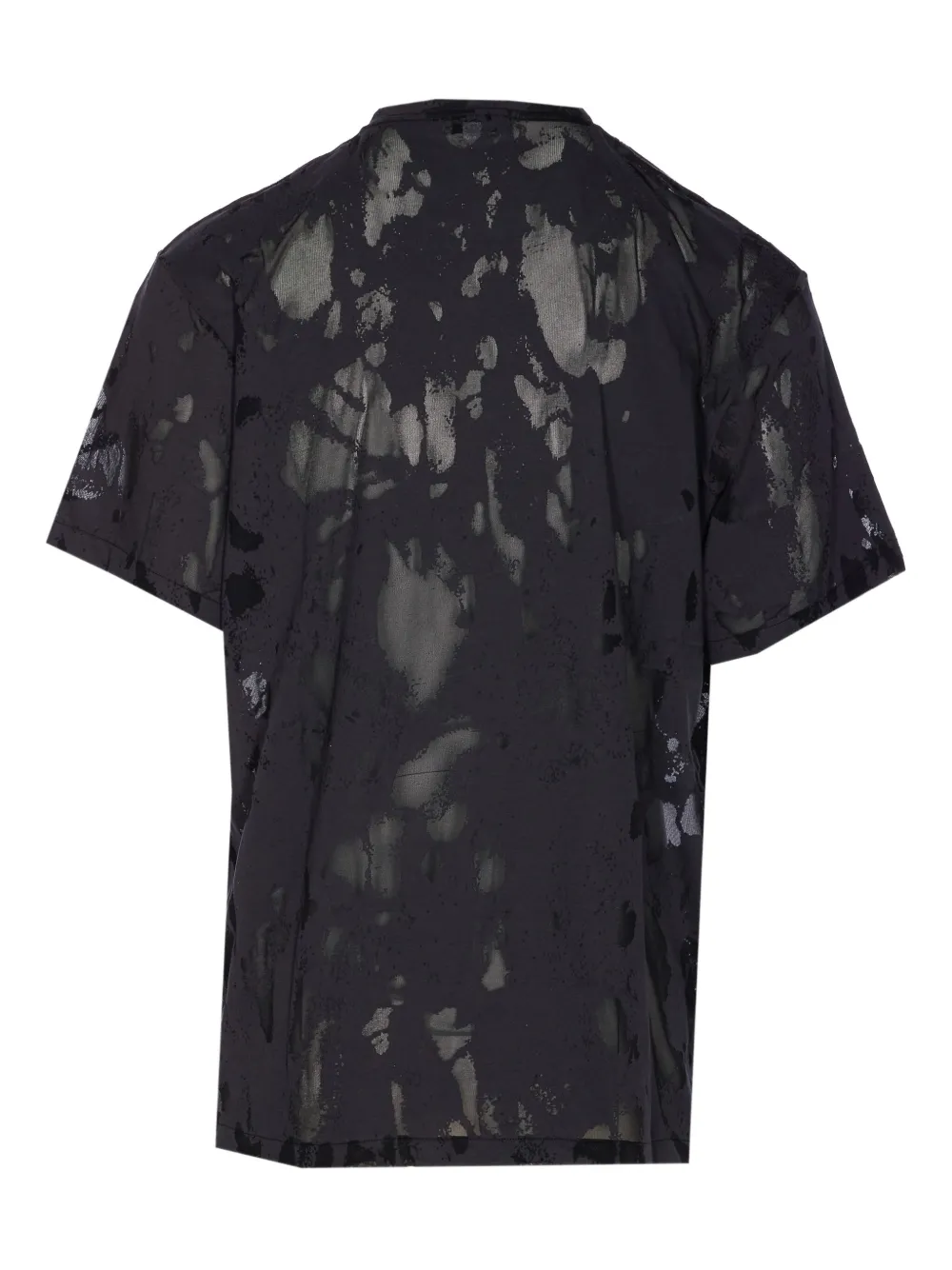 Alexander McQueen logo-jacquard T-shirt - Zwart