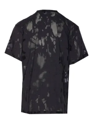 Tシャツ・カットソー ALEXANDER MCQUEEN Men T Shirts 815067 QTAC5 0582 GREY Men's Skull T-shirt in Grey & Silver | McQueen US