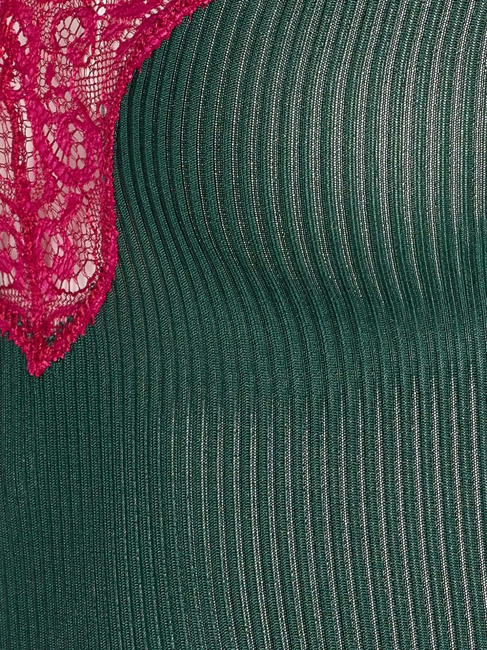 Saint Laurent Zijden tanktop Groen