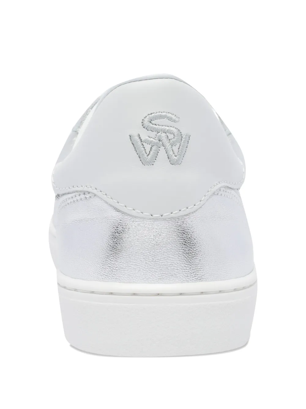 Stuart Weitzman leather sneakers Silver