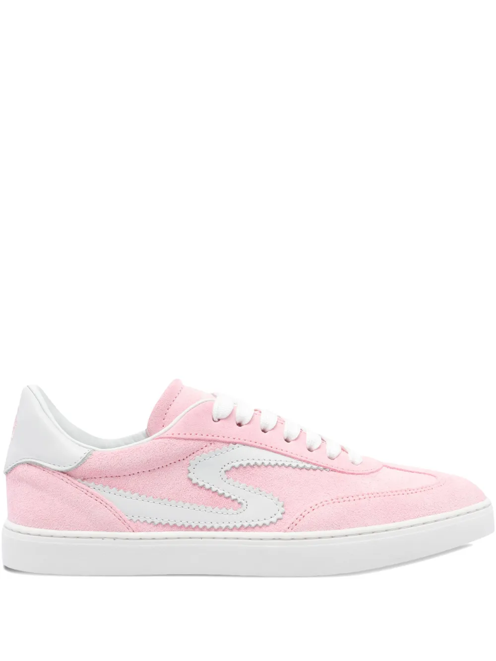 Stuart Weitzman leather sneakers Pink