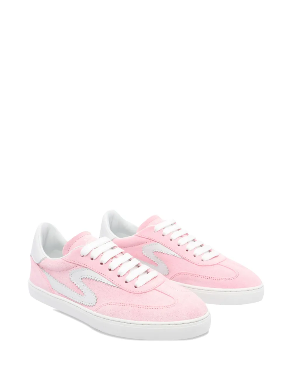 Stuart Weitzman leather sneakers - Roze