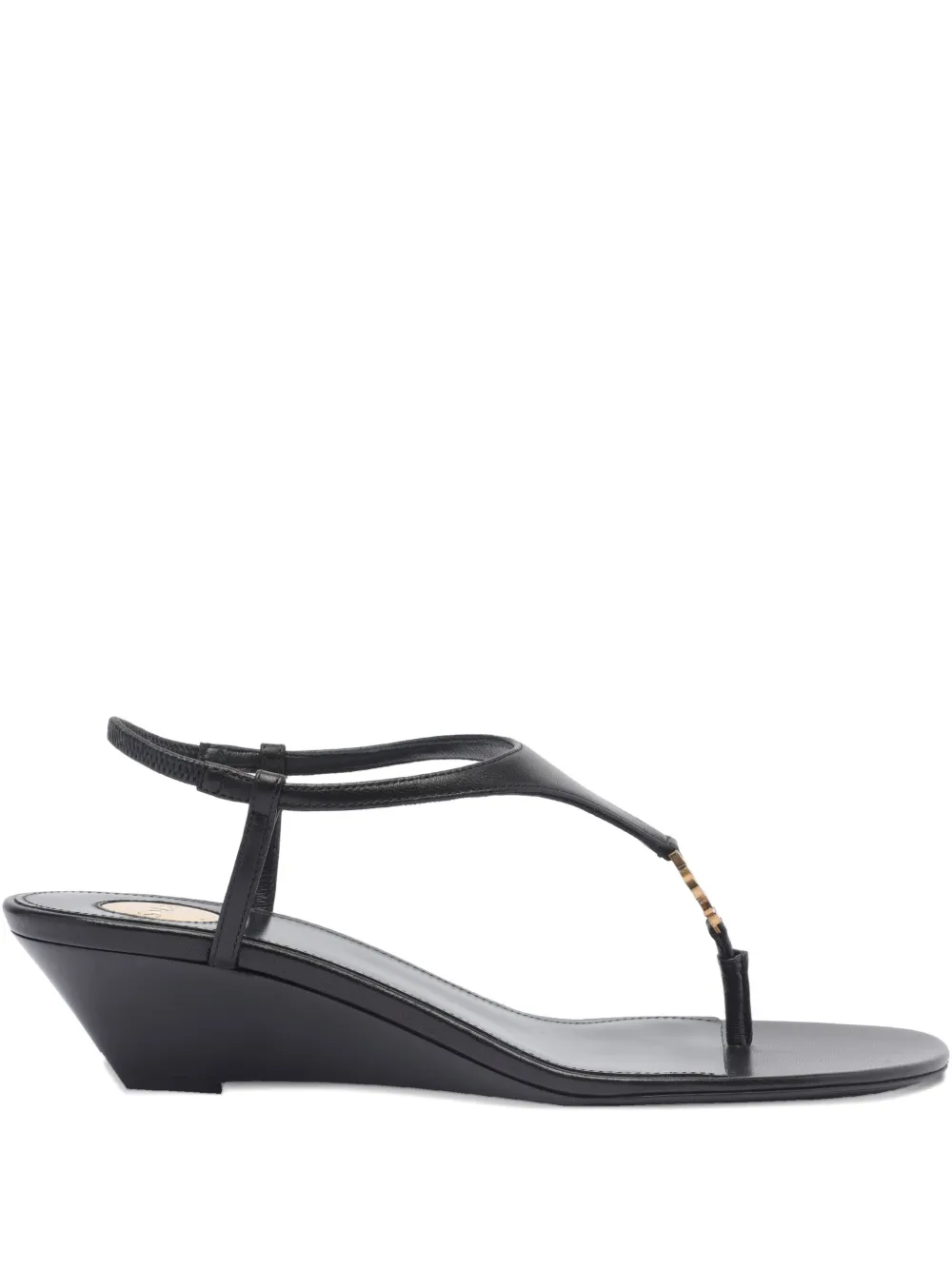 Saint Laurent 40mm Cassandra sandals Black