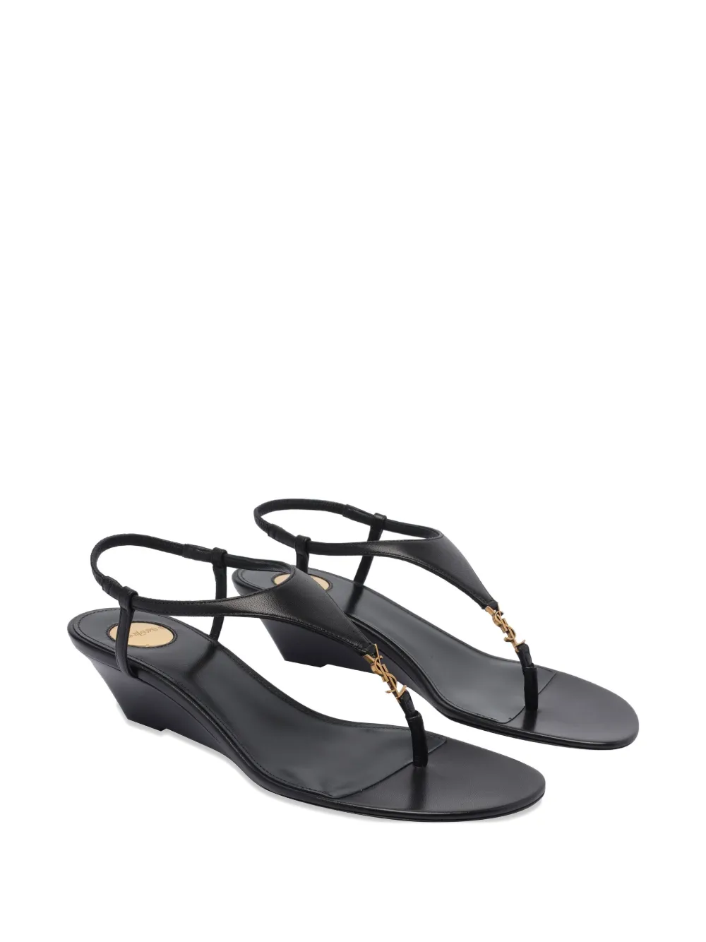 Saint Laurent 40mm Cassandra sandals - Zwart