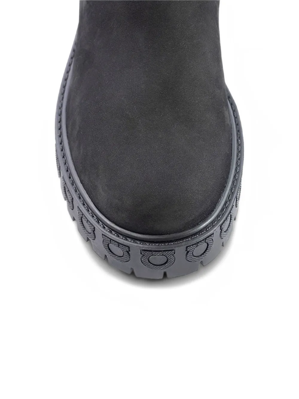 Ferragamo elastic-side Chelsea boots Zwart